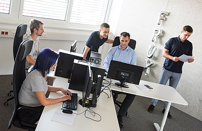 20 Mitarbeiter des Software-Spezialisten FRUX sind in Leonding tätig, zehn arbeiten in Wien © TIM/Laresser